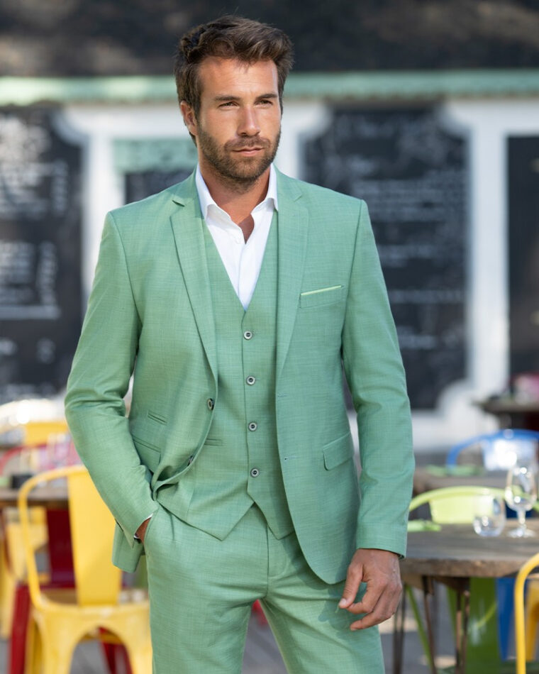 Costume Vert Pomme • Ajax Summer Green • Camilliano avec Costume Vert Homme tutoriel