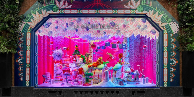 Découvrez Les Plus Belles Vitrines De Noël 2018 À Paris – Marie Claire destiné Vitrine De Noel Originale