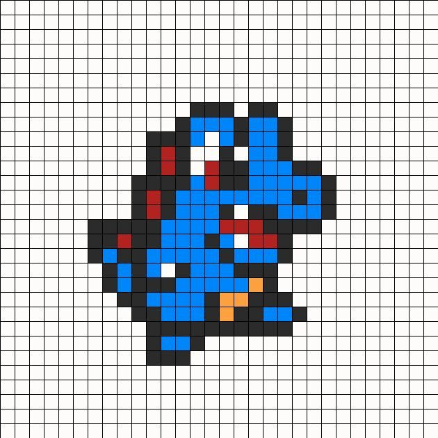 Dibujos Pixelados De Pokemon Faciles - Cómo Dibujar Un Perrito Pixelado à Pixel Pokémon Facile 