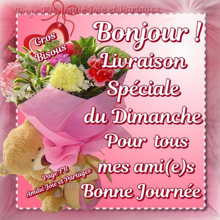 ᐅ Dimanche Images, Photos Et Illustrations Pour Whatsapp (Page 3 encequiconcerne Bonjour Bon Dimanche génial