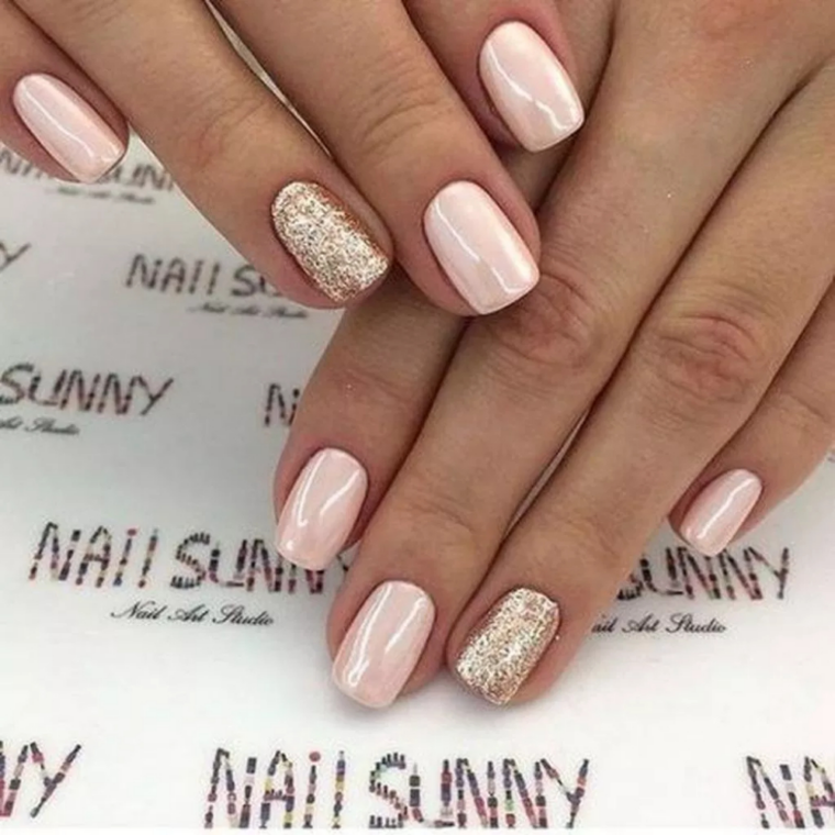 Easy But Cool Women Spring Style With Short Nails 08  Blush Pink Nails intérieur Ongle Mariage Champêtre