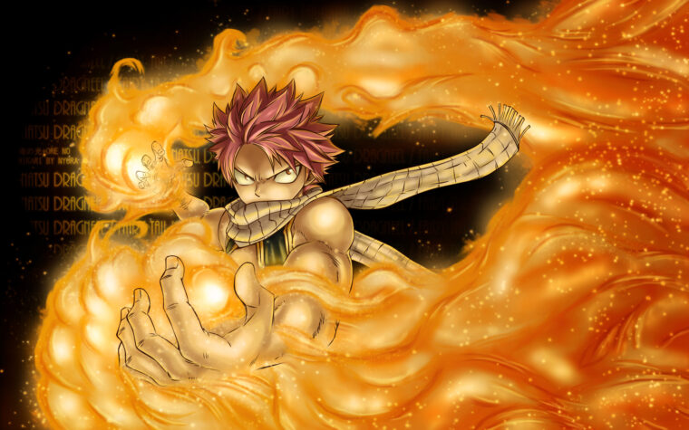 Fairy Tail Natsu Dragneel Wallpaper  1920X1200  85606  Wallpaperup tout Fond D&#039;Écran Fairy Tail fascinant