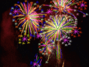 Fireworks Are Lit Up In The Night Sky With Colorful Stars And serapportantà Gif Animé Nouvel An Gratuit fascinant