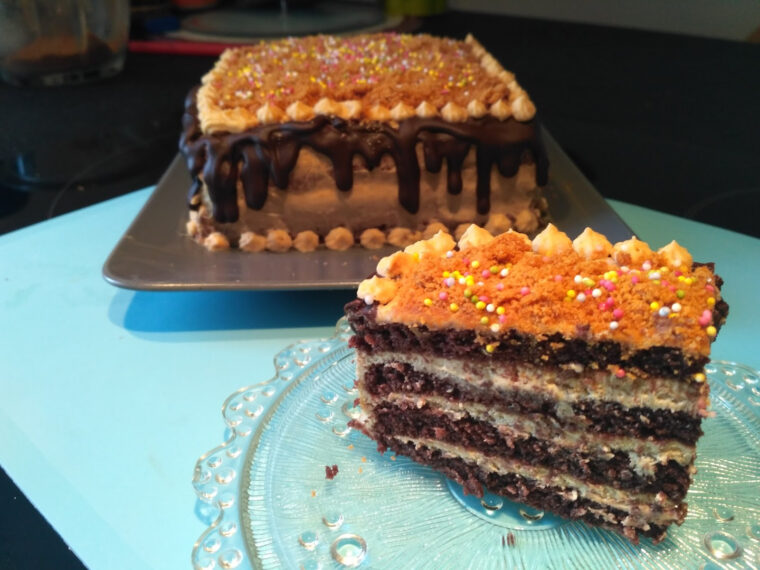 Gateau À La Crème Mascarpone Speculoos, Genoise Au Cacao Et Ganache Au encequiconcerne Que Faire Avec 250 G De Mascarpone