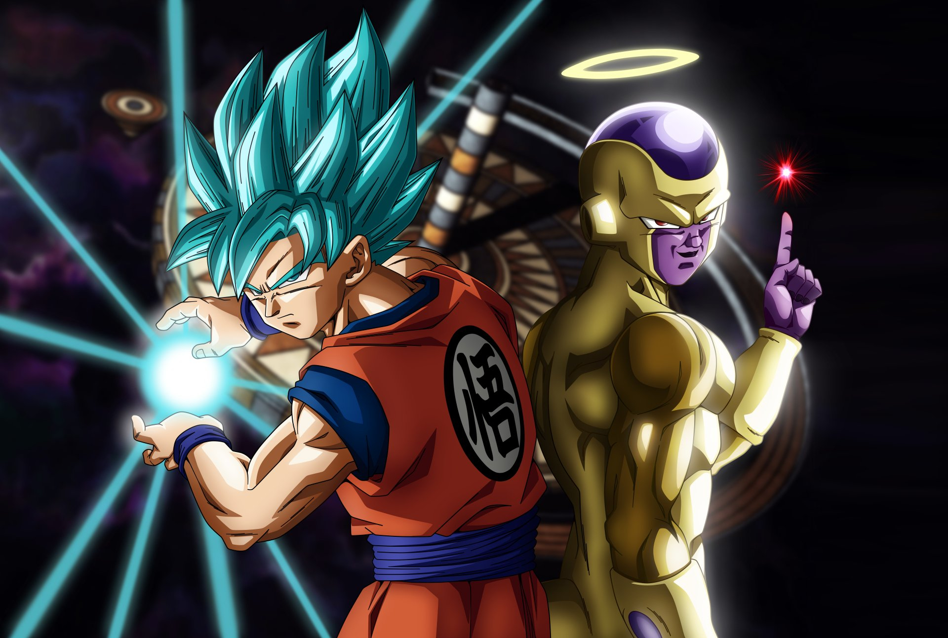 Goku And Freeza By Nekoar concernant Fond D&amp;amp;#039;Écran Dragon Ball Z fascinant 