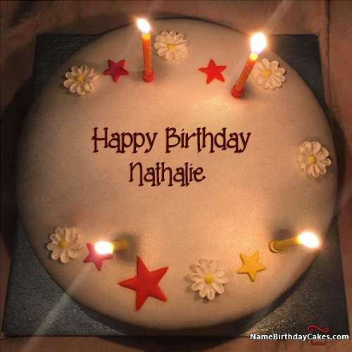 Happy Birthday Nathalie Cakes, Cards, Wishes destiné Bonne Fete Nathalie fascinant