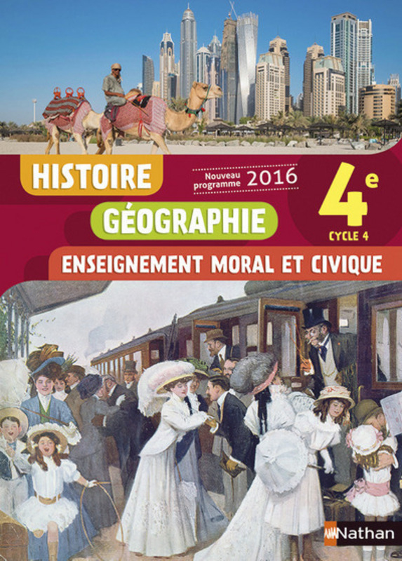 Histoire-Géographie-Emc 4E - Livre De L&amp;#039;Élève - 9782091718965 tout Page De Garde Histoire Géo 