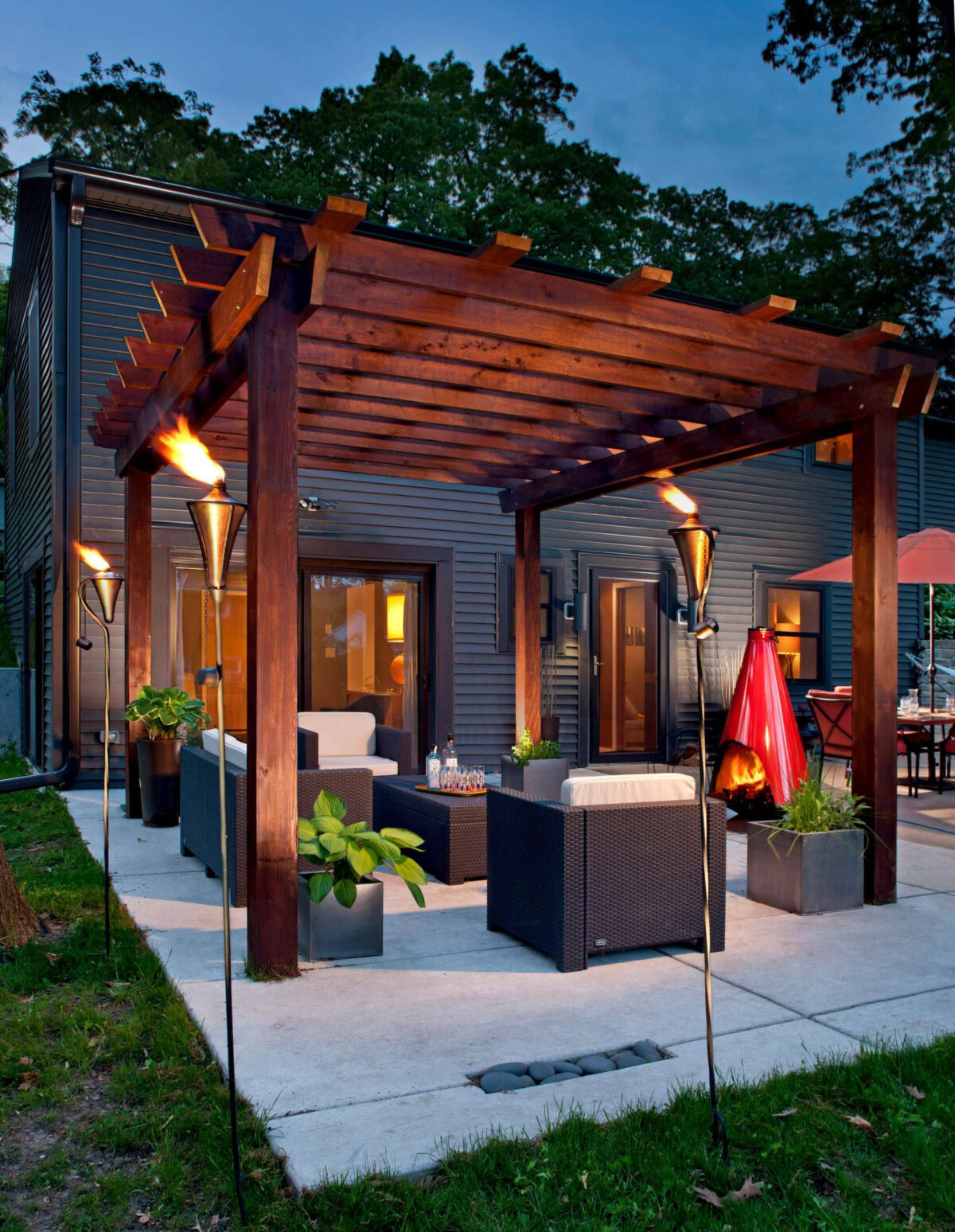 How To Create Pergola Ideas In Your Backyard: Cozy Pergola Ideas With destiné Pergola Bois Design intéressant