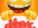 Joyeux Anniversaire À Votre Carte Avec Emoji  Vecteur Premium à Emoji Anniversaire Gratuit Animé intéressant