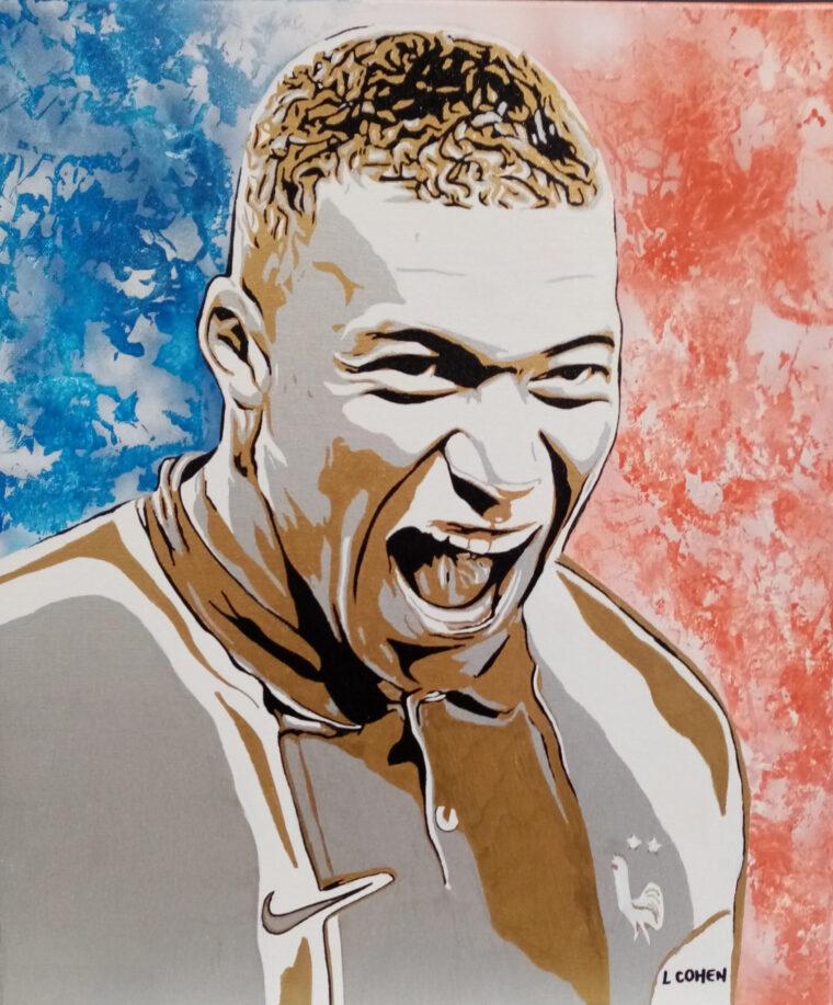 Kylian Mbappe – Artiste Peintre pour Dessin Mbappe Facile