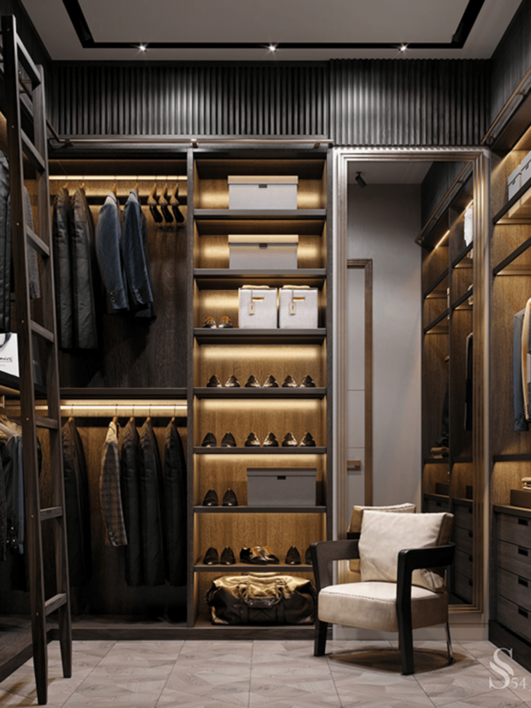 Le Beau Dressing : 10 Idées Pour Vous Inspirer – Lilm  Amenagement pour Dressing De Luxe