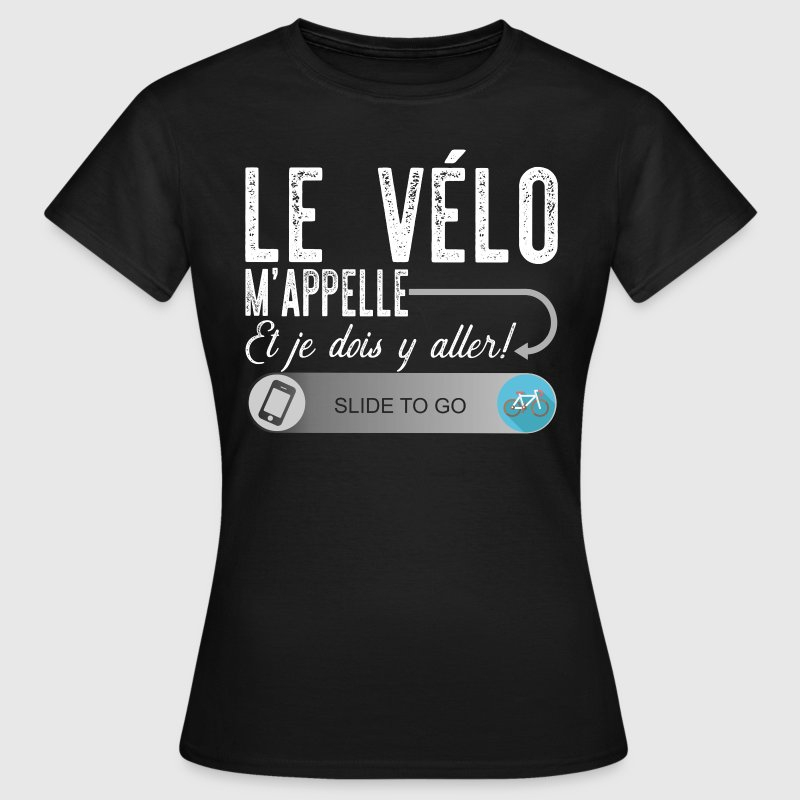 Le Vélo M&amp;#039;Appelle T-Shirt Humour Cycliste De Original T-Shirt  Spreadshirt serapportantà Humour Velo Homme 