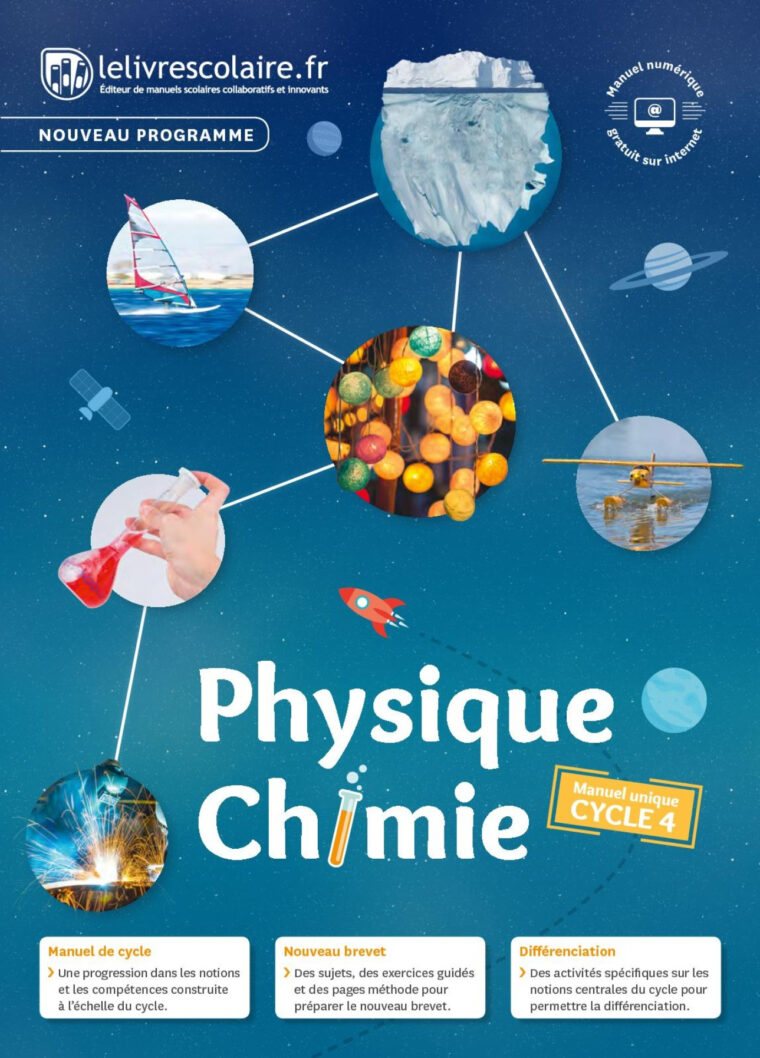 Lelivrescolaire.fr – Physique Chimie – Cycle 4 – France – 2017 avec Page De Garde Phisique Chimie tutoriel