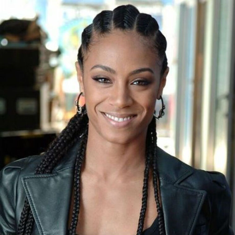 Les Nattes Collées De Jada Pinkett Smith  Tresses Africaines, Nattes serapportantà Natte Collé Africaine