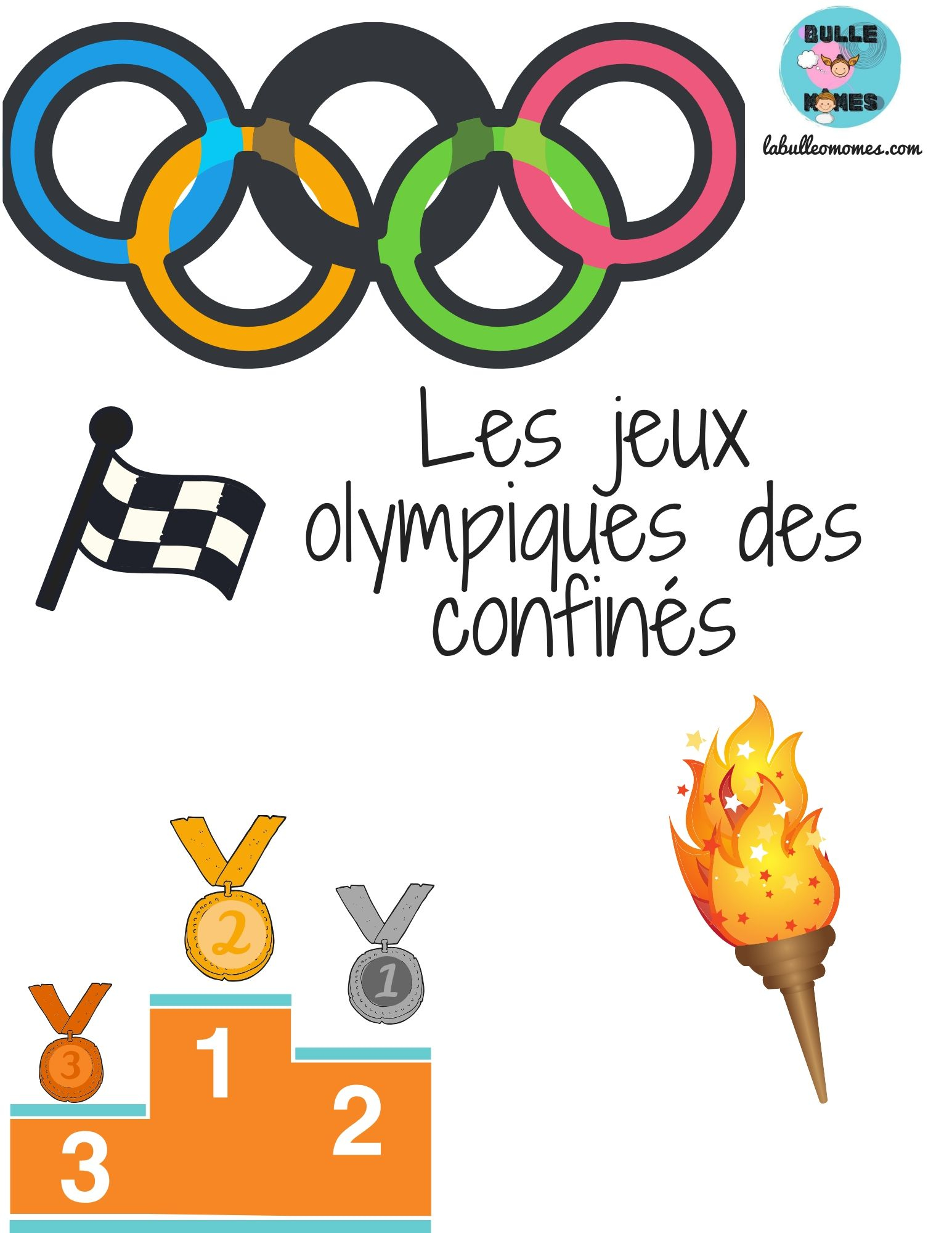 Les Olympiades Des Confinés  Olympiades, Animation Centre De Loisirs serapportantà Jeux Olympiques Maternelle génial