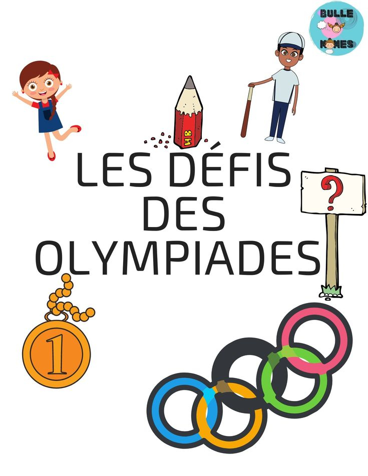 Les Olympiades Des Confinés  Olympiades, Idée Olympiade, Activité dedans Jeux Olympiques Maternelle 