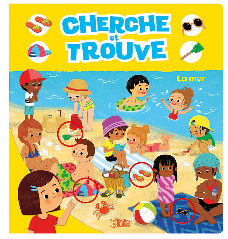 Livre: Cherche Et Trouve La Mer, C.citron, Lito, Mon Tout 1Er Ch intérieur Cherche Et Trouve 