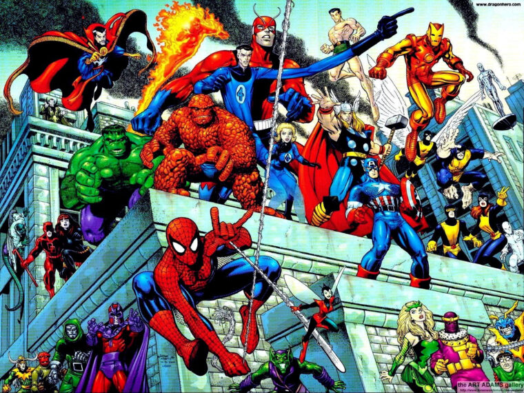 Marvel  All Marvel Heroes, Marvel Heroes Comics, Marvel Heroes tout Fonds D&#039;Écran Marvel vous pouvez essayer