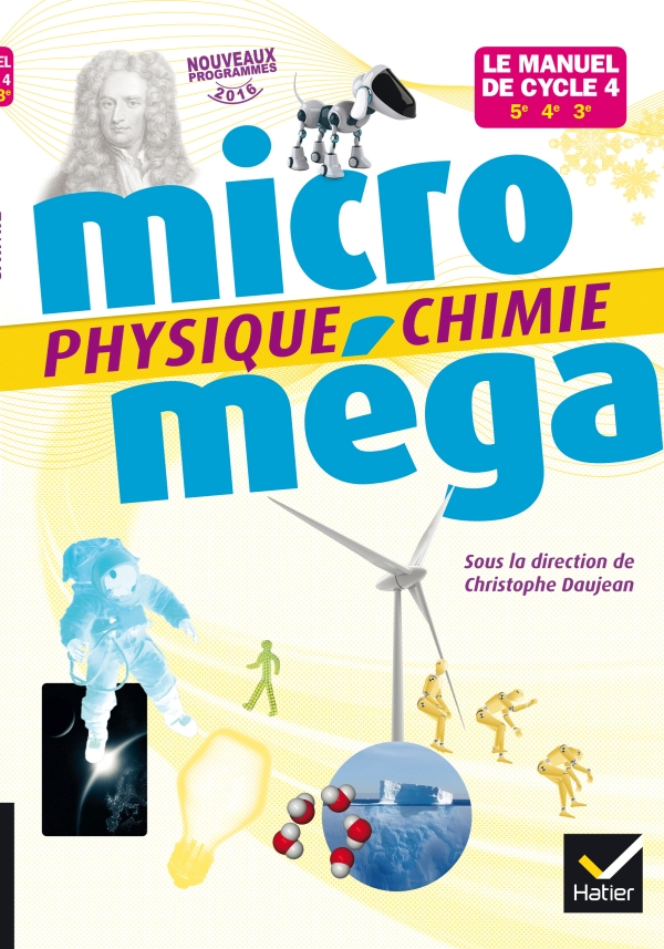 Microméga - Physique-Chimie Cycle 4 Éd. 2017 - Livre Élève  Hachette.fr pour Page De Garde Phisique Chimie tutoriel 