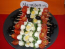 Mini Brochettes Tomates Mozzarella  Recette  Brochette Tomate concernant Brochette Apero Oeuf De Caille tutoriel