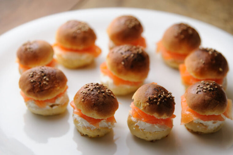 Mini Burger Au Saumon Pour L'Apéro à Recette Mini Burger Apéro Froid tutoriel