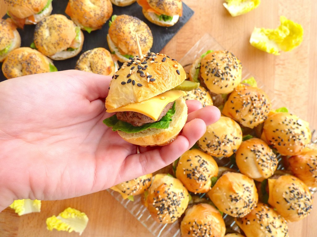 Mini-Burgers Tout Maison - La Cuisine De Micheline avec Recette Mini Burger Apéro Froid 