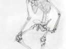 Modèle-Vivant  Skeleton Drawings, Anatomy Sketches, Anatomy Drawing pour Modele Vivant Pose