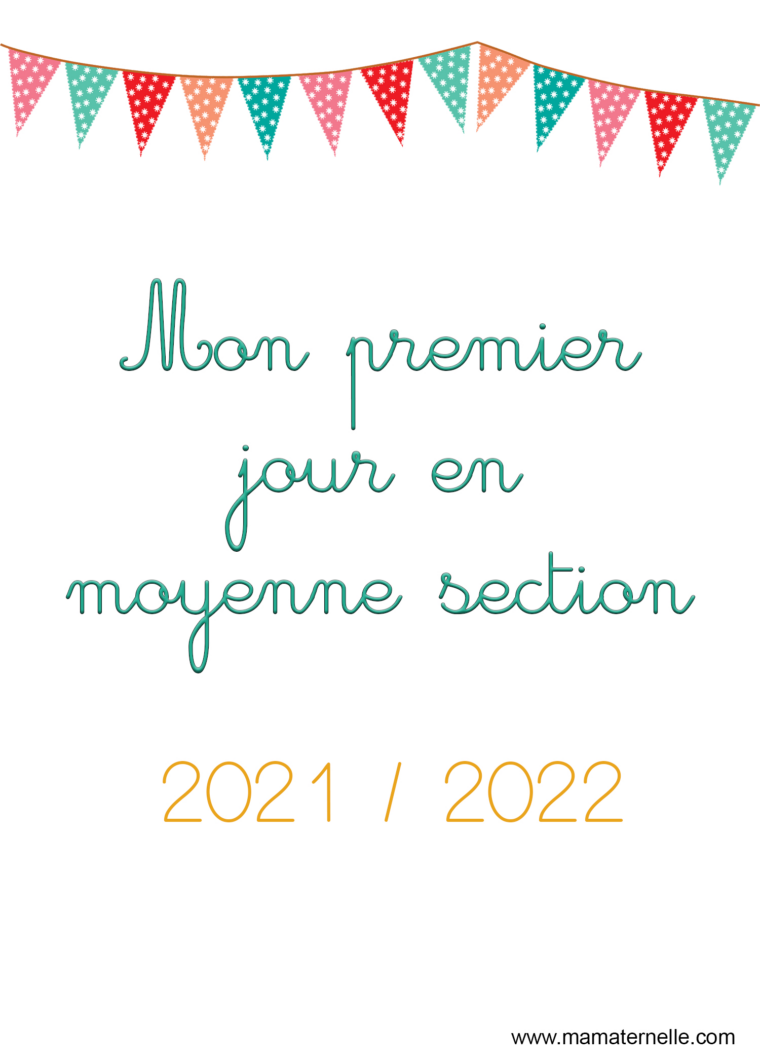 Mon Premier Jour En Moyenne Section – Ma Maternelle destiné Mon Premier Jour En Grande Section 2023 2024