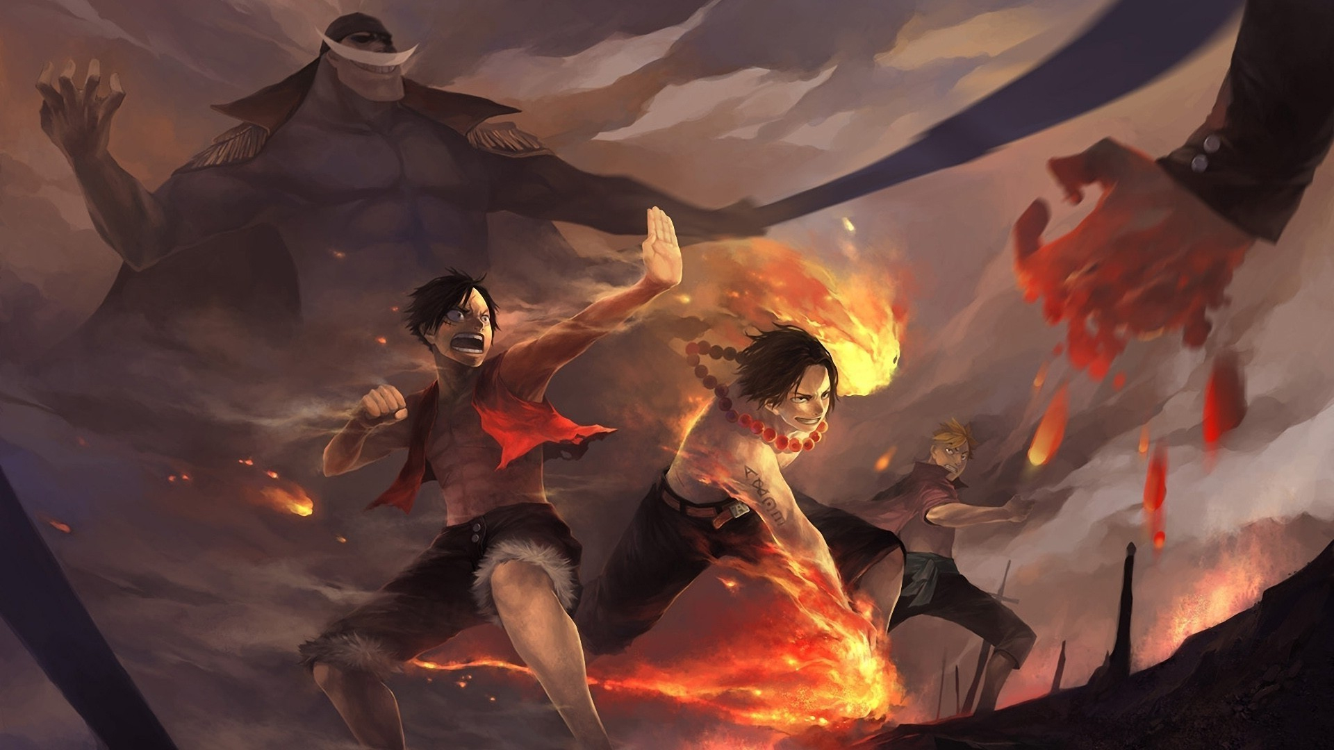 One Piece Luffy And Ace Wallpapers (67+ Pictures) à Luffy Fond D'Écran