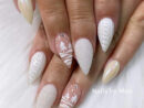 Ongles En Gel Blanc Idee #Manucure Hiver #Tendance Stiletto  Ongles En dedans Tendance Ongle Blanc