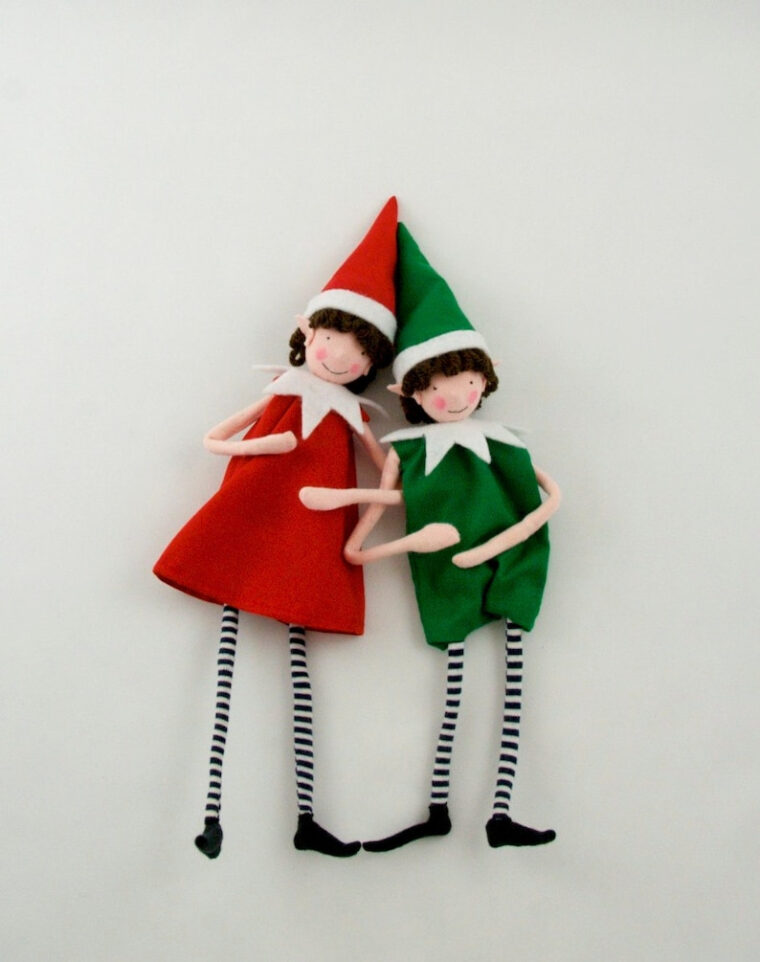 Patron Lutin Et Lutine – Etsy Canada concernant Patron De Lutin Gratuit