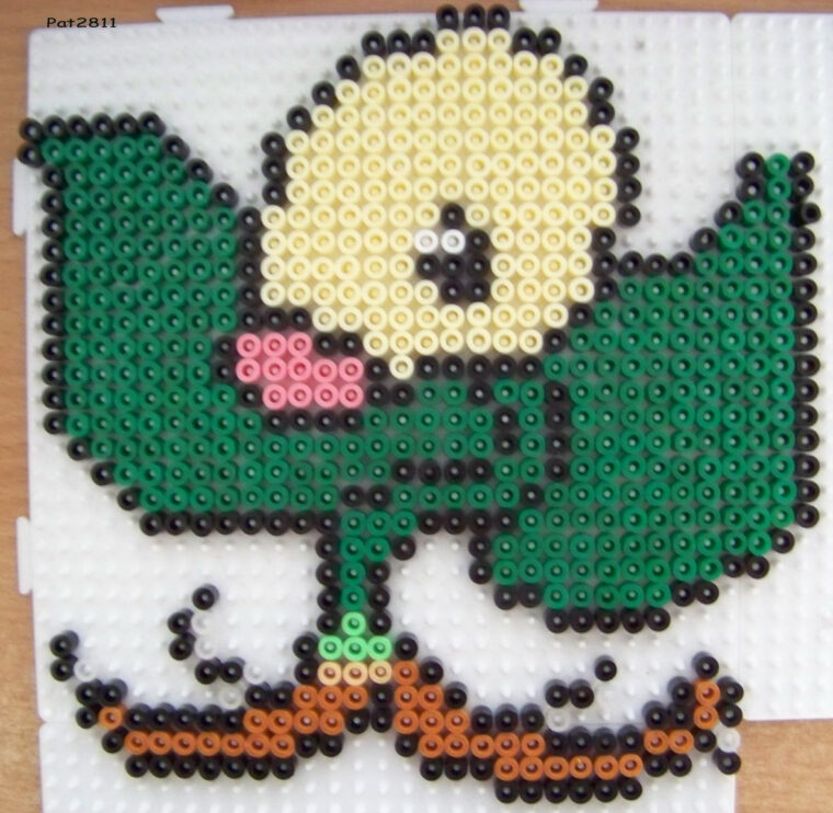 Perles A Repasser : Pokemon  Perles Perler, Repasser Et Perles Hama tout Perles À Repasser Pokemon