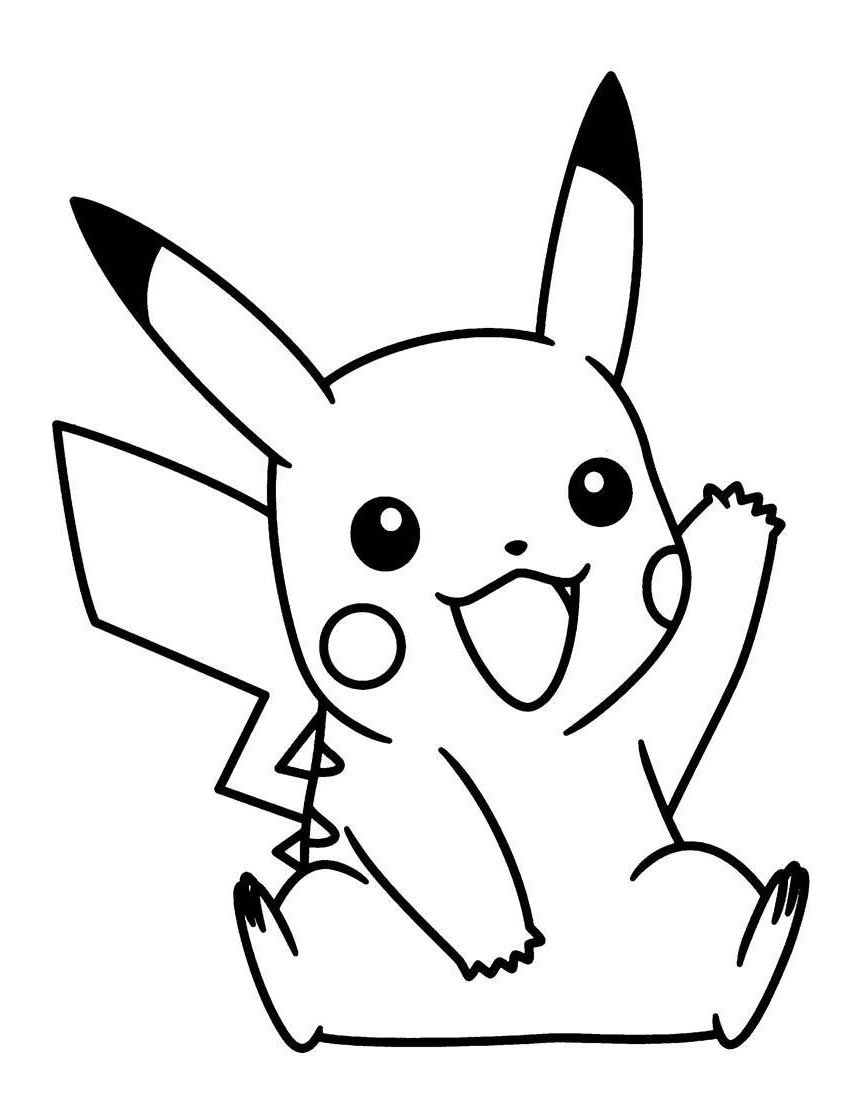 Pikachu Easy Drawing  Free Download On Clipartmag destiné Dessin Facile Pikachu génial