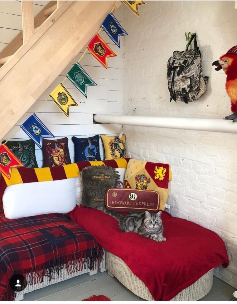 Pin By Rebecca Inskip On Harry Potter Room Ideas  Harry Potter Room pour Deco Harry Potter