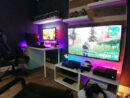 Pin Em Bedrooms intérieur Setup Gaming Chambre fascinant