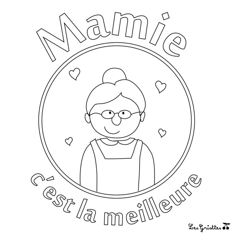 Pin On Fête Des Grands-Mères à Dessin Anniversaire Mamie