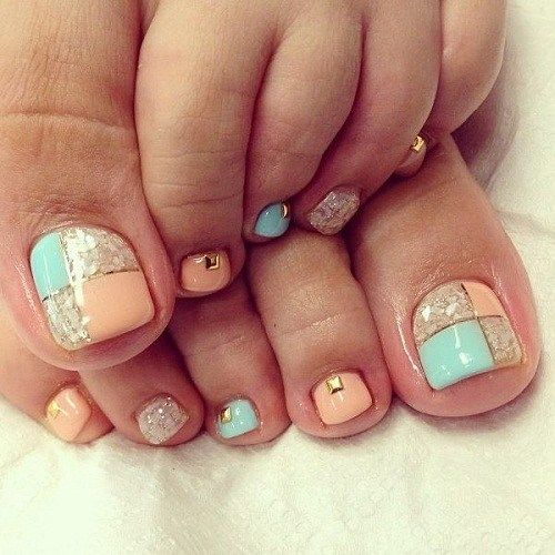 Pin On Nails intérieur Idee Manucure Pied 