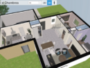 Plan De Maison 3D : Découvrez Notre Configurateur Gratuit En Ligne tout Plan Maison 4 Chambres 3D fascinant