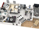 Plan De Maison A Etage 4 Chambres 3D - Idées De Travaux destiné Plan Maison 4 Chambres Avec Suite Parentale