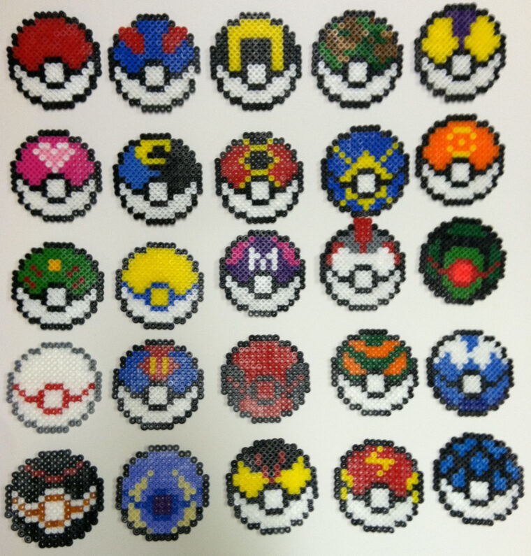 Pokemon Perler Beads, Perler Bead Pokemon Patterns, Perler Beads avec Perles À Repasser Pokemon intéressant