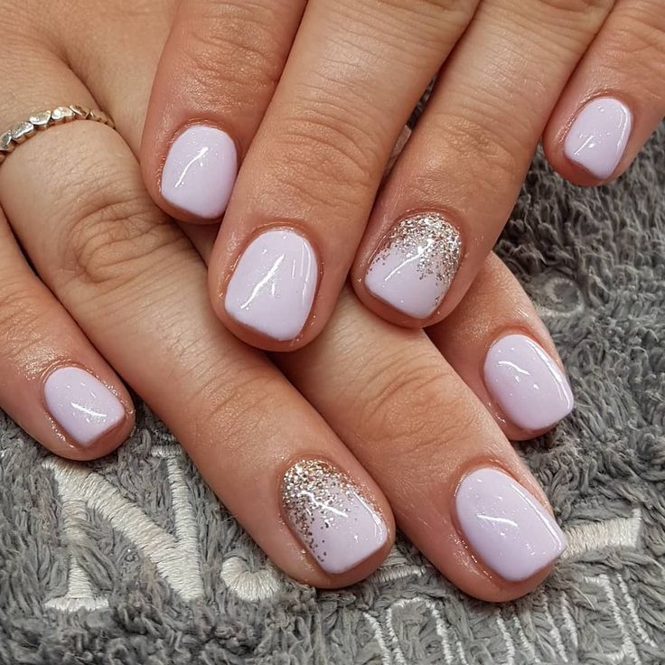 Pretty Pink&amp;#039;White Nails With A Little Sparkle  Manicura Para Uñas tout Ongle Mariage Champêtre vous pouvez essayer 