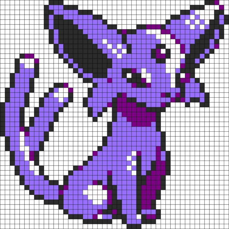 Pyssla Pokemon, Pokemon Bead, Crochet Pokemon, Pokemon Perler Beads intérieur Pixel Pokémon Facile