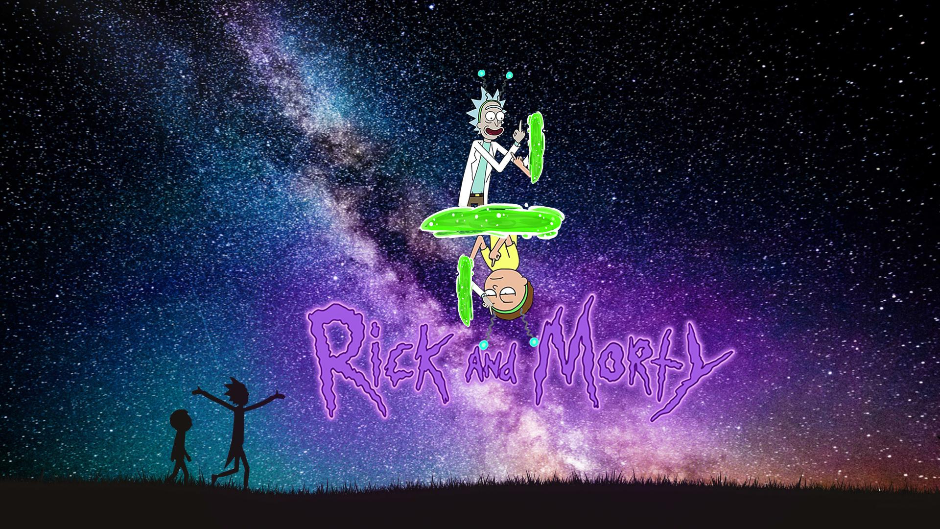 Rick And Morty Outer Space Wallpapers - Wallpaper Cave serapportantà Rick Et Morty Fond D&amp;#039;Écran fascinant