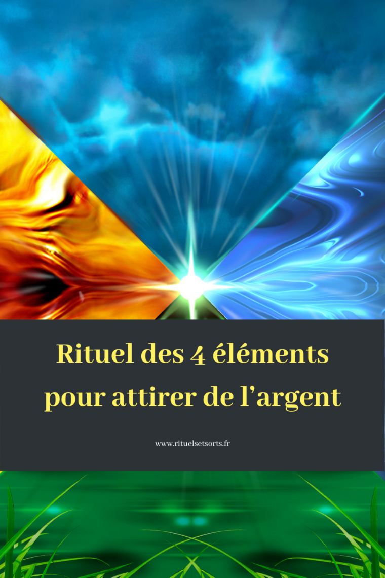 Rituel Des 4 Éléments Pour Attirer De L'Argent. En 2021  4 Elements serapportantà Mots Magiques Pour Attirer L'Argent Rapidement