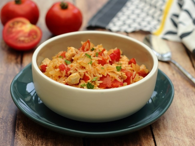 Riz Pilaf Aux Tomates Et Poulet - Recette Par Amandine Cooking destiné Riz Pilaf Cookeo tutoriel 