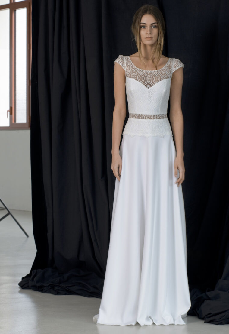 Robe De Mariée Bohème Aimée Lambert Créations, Caralys Mariage Nice avec Robe Mariee Boheme