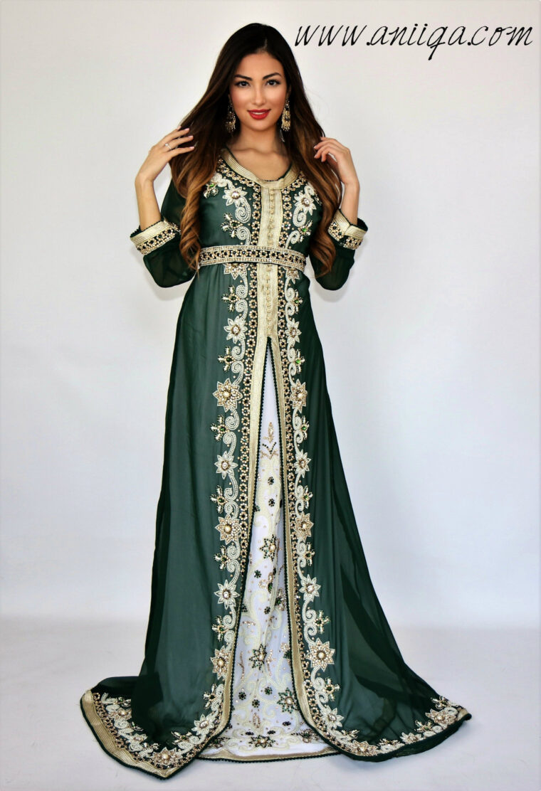 Robe Orientale , Mariage Henné , Robe Arabe De Mariage Orientale  Robe tout Robe Mariage Oriental