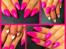 Rose Fluo  Blanc Pink White Nails, Pink Nails, Neon Pink, White White destiné Idee Ongles Rose Fluo vous pouvez essayer