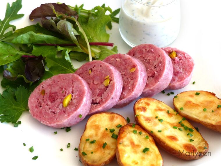 Saucisson Pistaché De Lyon Et Sa Cervelle De Canut  Marlyzen, Cuisine tout Saucisson Lyonnais Au Vin Rouge