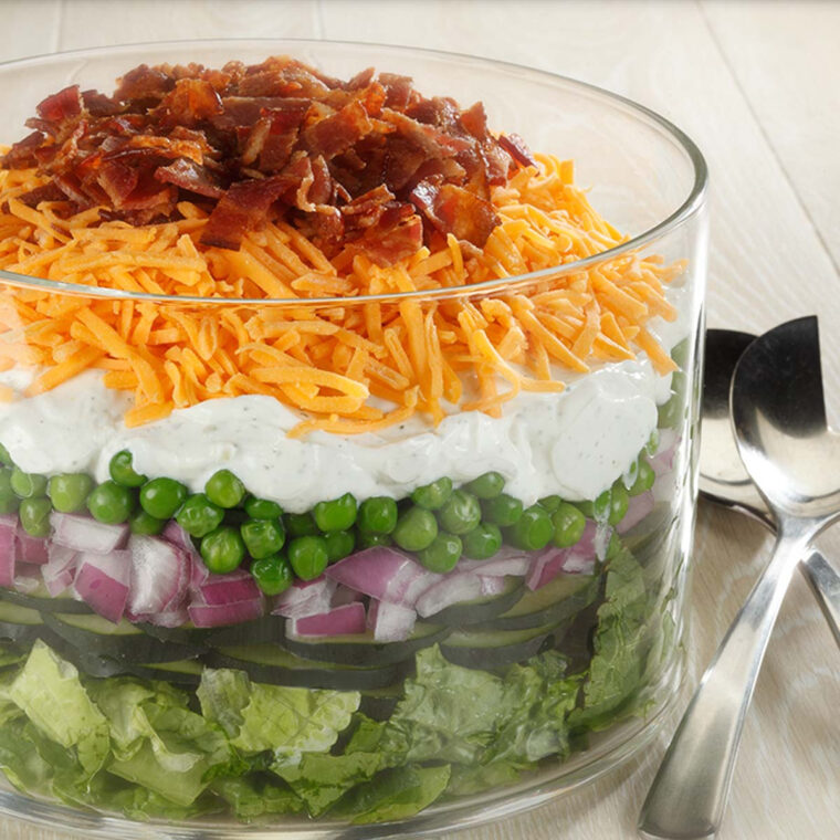 Seven Layer Salad  Dairy Discovery Zone avec Salade 7 Étages